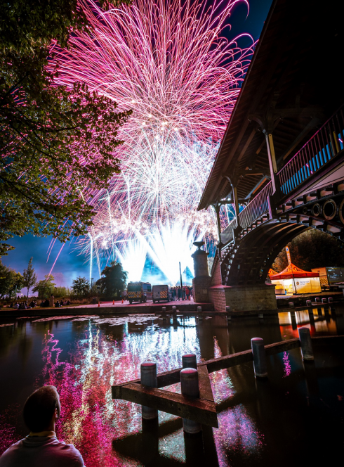 Fête Nationale en 2024 à Lille : Feu d'artifice