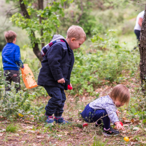 Chasse aux œufs de Pâques du Clos des Roses