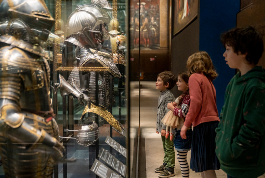 Musée de l'Armée : Les enfants visitent