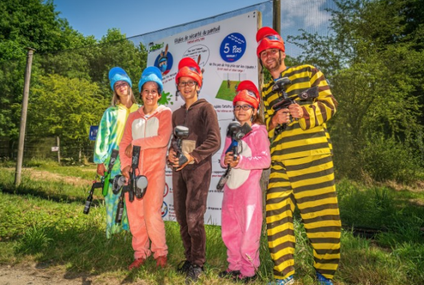 Le Grand Défi : paintball en famille