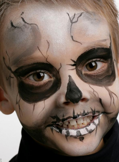 Maquillage Halloween avec Grim'tout