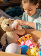 Brocante jouets-vêtements enfants - Le Cendre