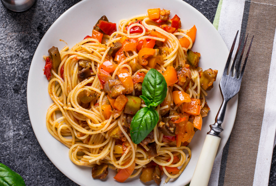 Recettes Spaghettis légumes été