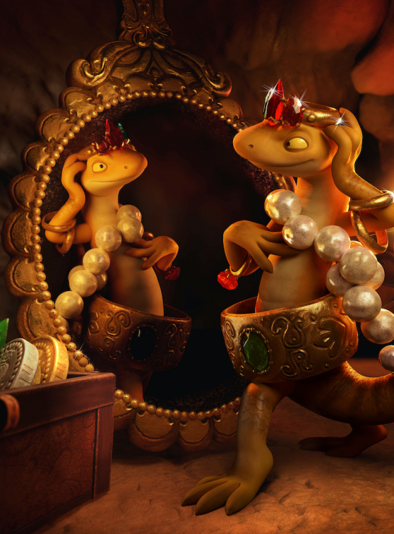 Superasticot : miroir princesse