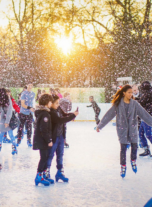 Patinoire de Noël à Colmar