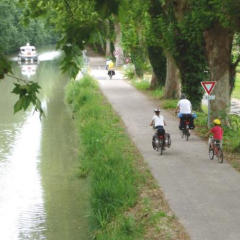 Voie verte Canal Garonne : vélo en famille