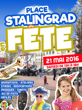 La Place Stalingrad en fête