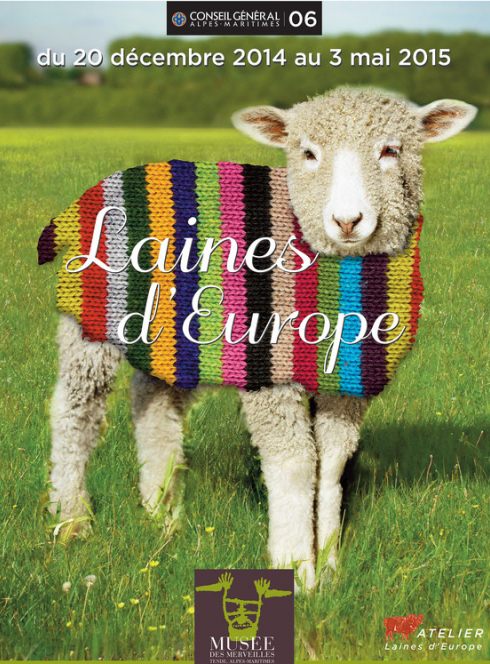 affiche exposition Laines d'Europe