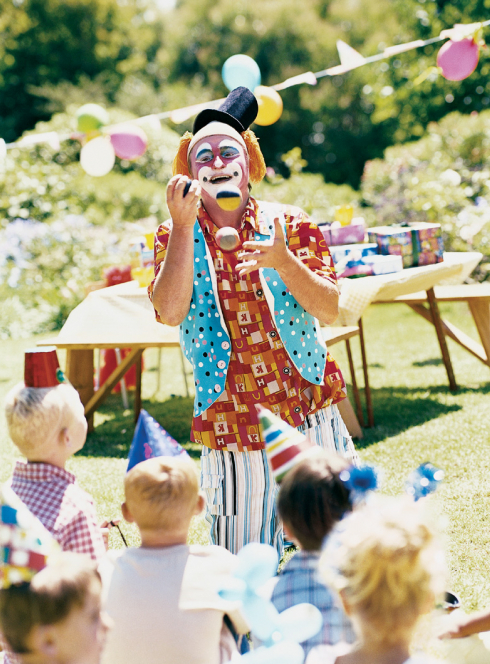 Clown d'anniversaire