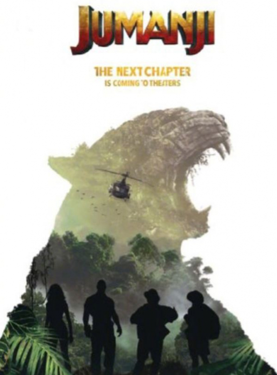 Jumanji - Bienvenue dans la jungle 2 : affiche teaser