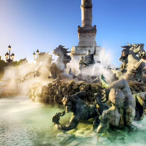 Visite des sous-sols du Monument aux Girondins
