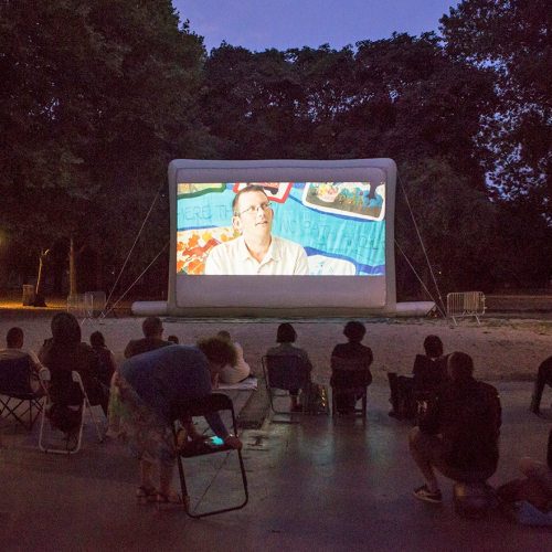 Cinéma en plein air à Fresnes en famille