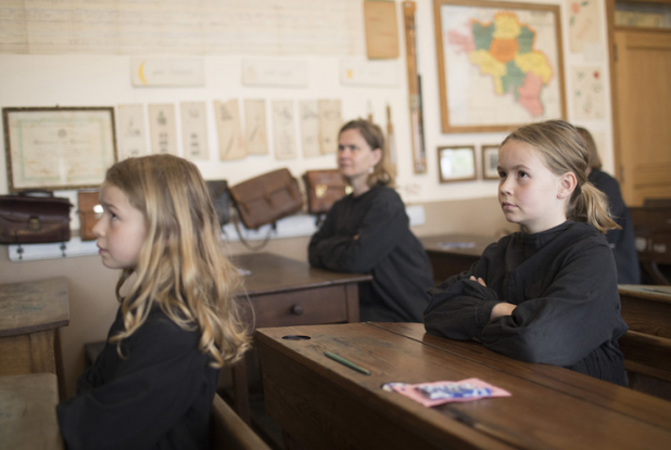 Espace Arthur Masson : école d'autrefois, enfants