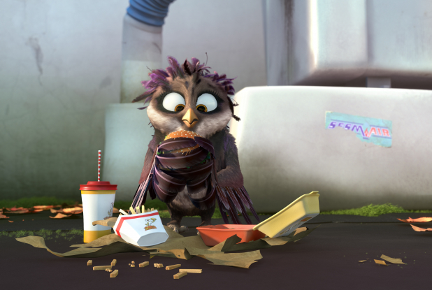 Le voyage de Ricky - Olga mange un Hamburger