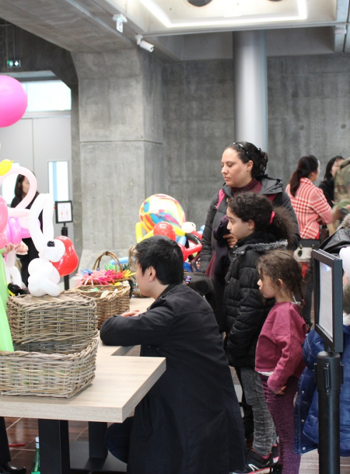 Chasse aux oeufs de Pâques 2019 sur le toit de la Grande Arche de La Défense