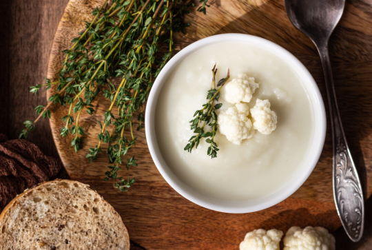 Recette soupe de chou fleur et panais