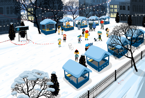 Myrtille et la lettre au Père Noël - Neige