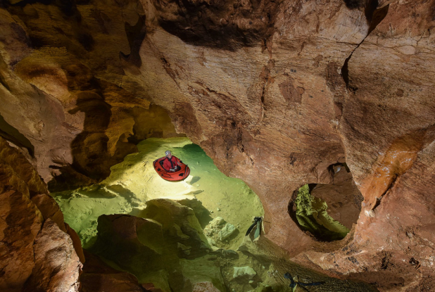 Grotte de Thaïs : La partie immergée