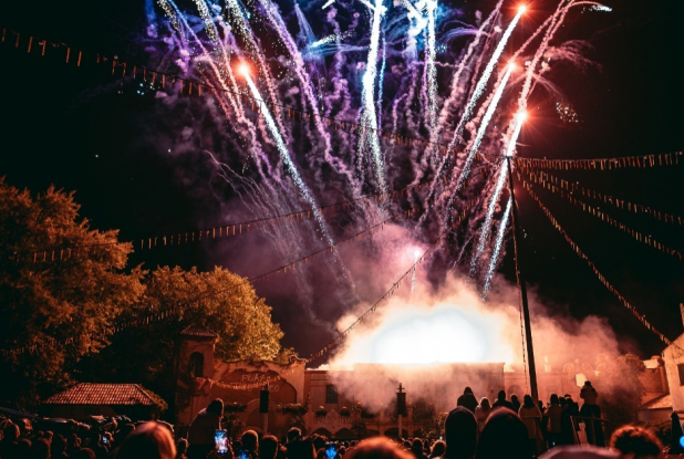 Halloween 2022 au Bellewaerde Park : feu d'artifice