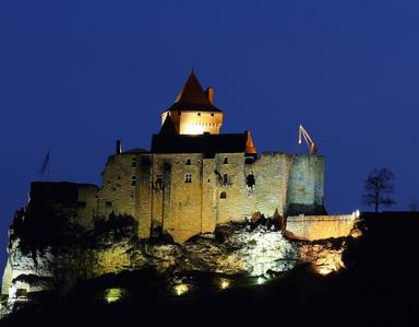 Château de Castelnaud vu de nuit