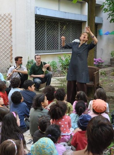 Des contes dans le square