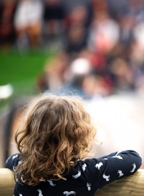 Salon de l'Agriculture : enfant spectateur