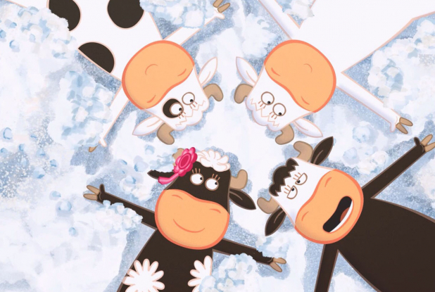 Le Quatuor à Cornes - Là-haut sur la montagne : neige