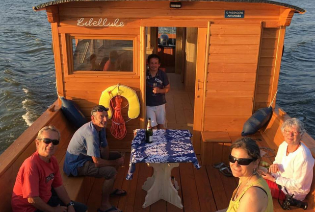 Libellule, la toue de Nantes : en famille