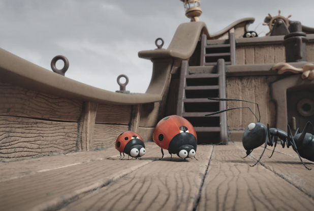 Minuscule 2 - Les Mandibules du bout du monde - Pont du bateau