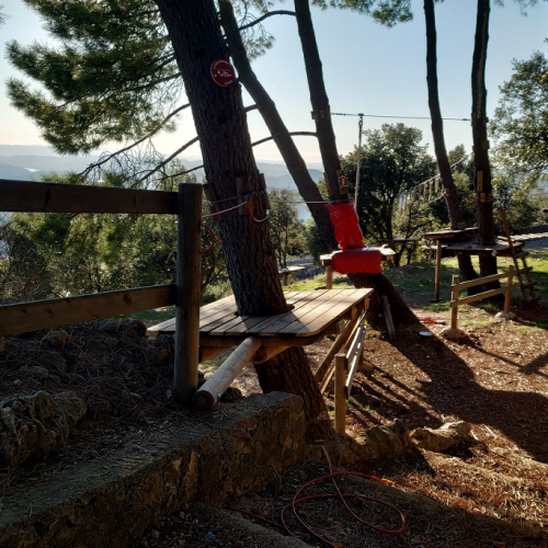 Riviera Nature : Parcours accrobranche avec panorama