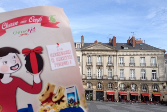 Chasse aux oeufs de Pâques 2014 CitizenKid à Nantes