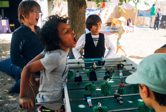 Mini Rock en Seine : babyfoot