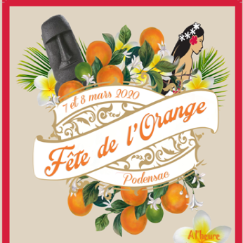 Fête de l'Orange 2020 Podensac - Affiche