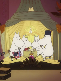 Les Moomins sur la Riviera