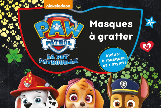 Masques à gratter La Pat'Patrouille