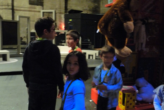 Décors du spectacle le Soldat Rose