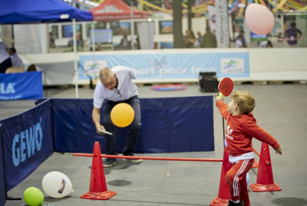 Foire de Bordeaux : initiation au ping-pong