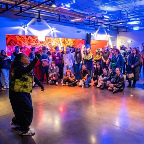 Hip Open Dance 2025 : Un danseuse devant un public