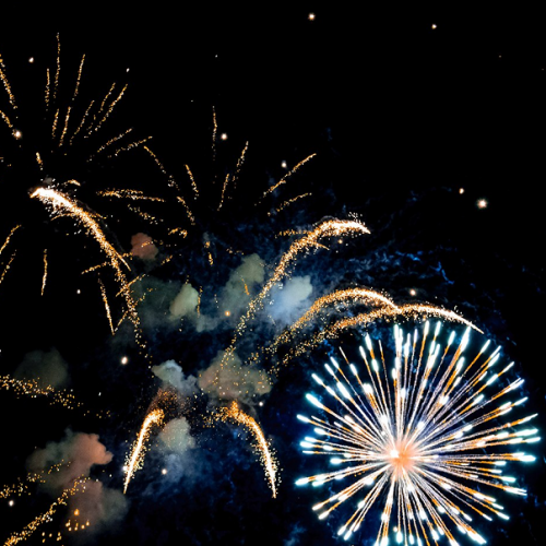 Fête Nationale à Lambersart : Feu d'artifice