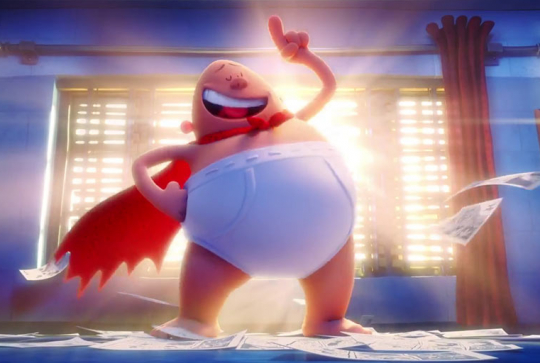 Capitaine Superslip : le super-héros en action