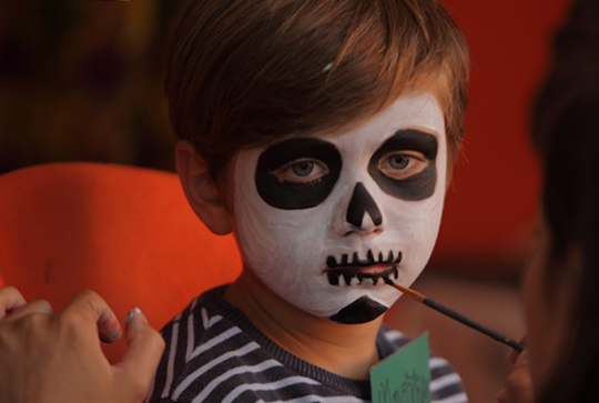 Maquillage au Mini Rock en Seine