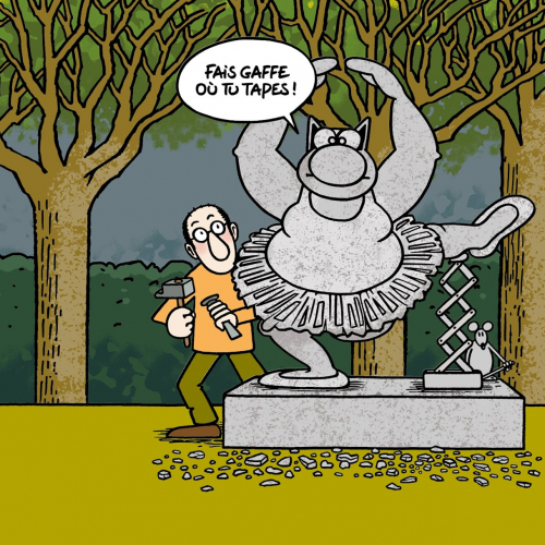 Expo Le Chat déambule de Geluck