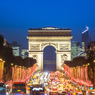 Illuminations de Noël des Champs-Elysées à Paris 2021