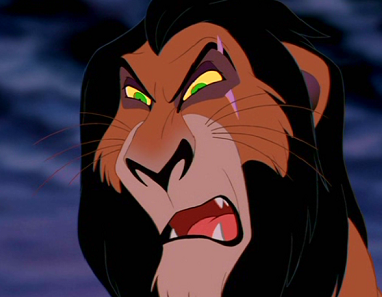 Scar dans le "Roi Lion"