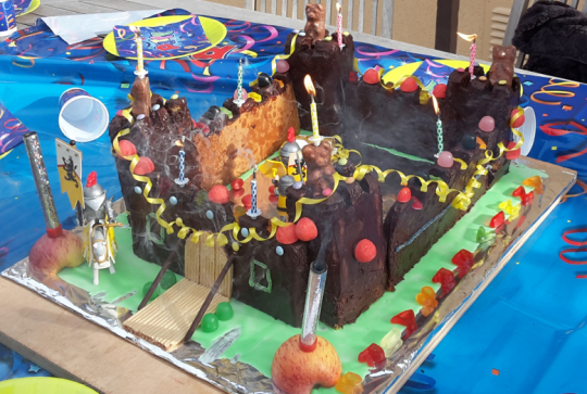 Gâteau château fort