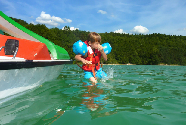 Lac de Vouglans : bateau