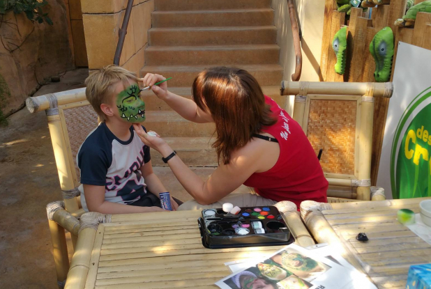 La Planète des Crocodiles : maquillage enfants