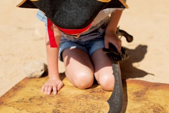 Anniversaire pirate - Chasse au trésor