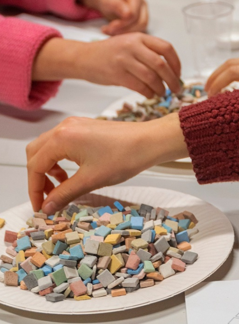 Programme jeune public en janvier à Lugdunum : Atelier mosaïque pour les enfants