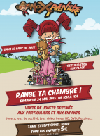 Max Aventure affiche - range ta chambre